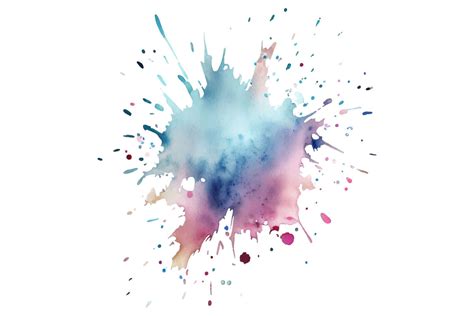 Watercolor Paint Splatter Background Graphic by pixeness · Creative Fabrica