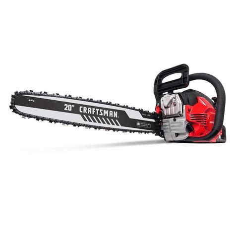 CRAFTSMAN S205 20-in 46-cc 2-cycle Gas Chainsaw in the Gas Chainsaws ...