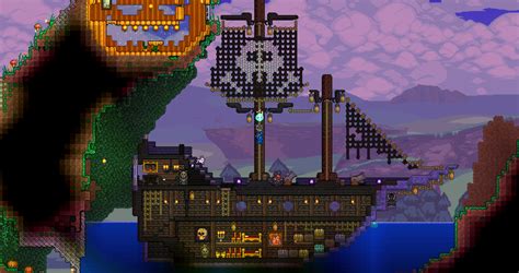 Terraria - Pirate Ship Build by christrife on DeviantArt