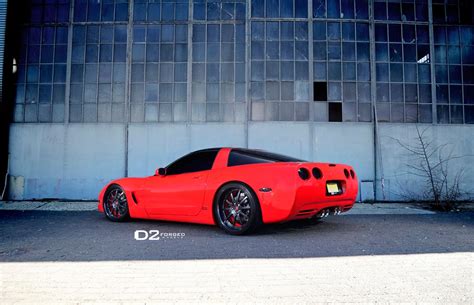 [PICS] Red C5 Corvette on D2FORGED FMS05 Wheels - Corvette: Sales, News & Lifestyle