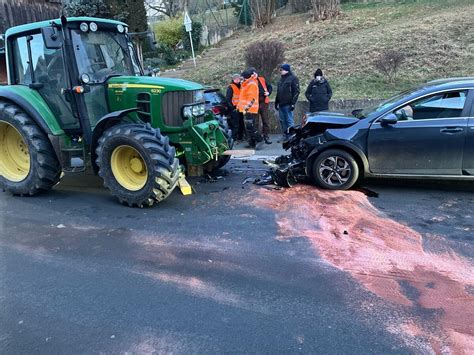 Unfall bei Kasendorf während Bauernprotesten