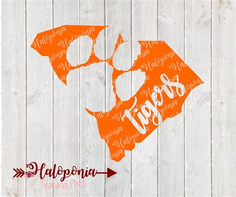 Free Clemson Tiger Paw Svg File 259 SVG PNG EPS DXF File