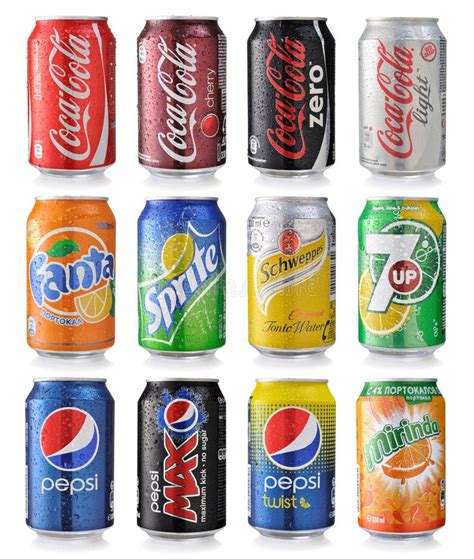 Set of soda cans editorial photo. Image of dieting, full - 43232576