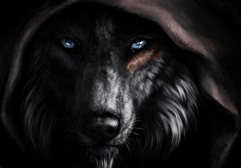 Image - Silence digital brown fantasy wolf hood art hd-wallpaper ... | Fantasy wolf, Wolf ...