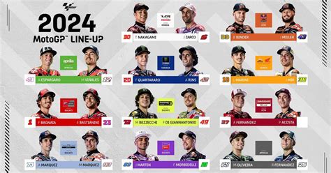 The 2024 MotoGP™ grid