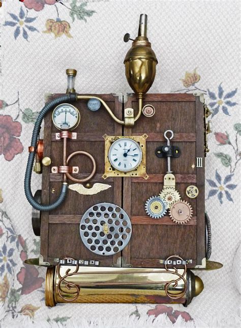 Steampunk wall clock by wildebore on DeviantArt