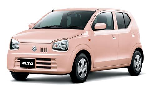 Suzuki Alto Coffret Pink Pearl metallic front three quarters | CarSpiritPK