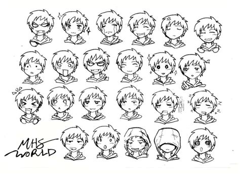 manga chibi expressions - Google Search | Anime faces expressions, Anime expressions, Anime drawings