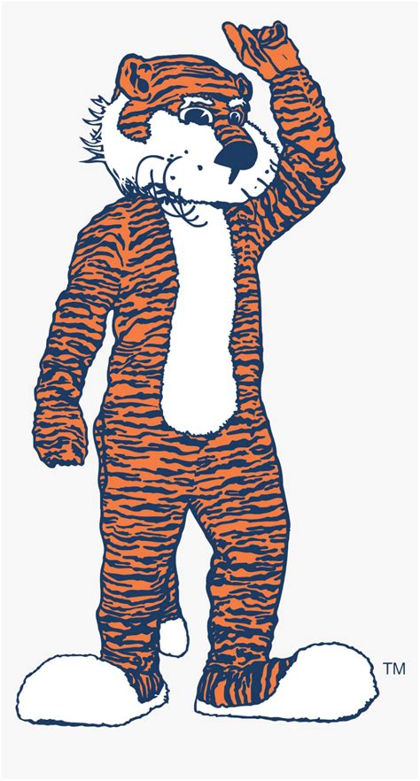 Clemson Tiger Mascot Cartoon , Png Download - Clemson Tigers Mascot Png ...