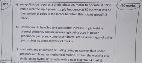 Solved a) An application requires a single-phase AC motor to | Chegg.com