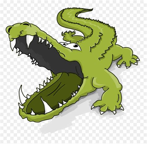 Crocodile Alligator Reptile Free Photo - Crocodile Mouth Open Clipart ...