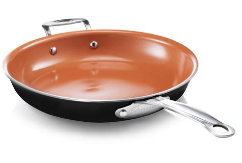 Gotham Steel Diamond 12” Non-Stick Frying Pan with Helper Handle, Graphite - Walmart.com ...