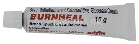 Buy Burn Heal Cream, Silver Sulfadiazine/ Chlorhexidine Gluconate ( Burn Heal Cream ) Online ...