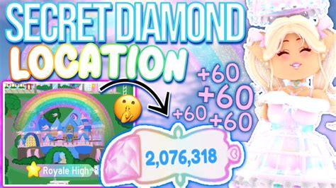 NEW SECRET DIAMOND LOCATION DISCOVERED IN ROYALE HIGH!!! 🤫ROBLOX Royale High Farming Tips - YouTube