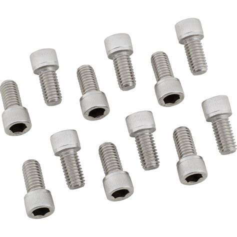 Stainless Steel Allen Head Header Bolts, 3/8-16 x 3/4, Set/12