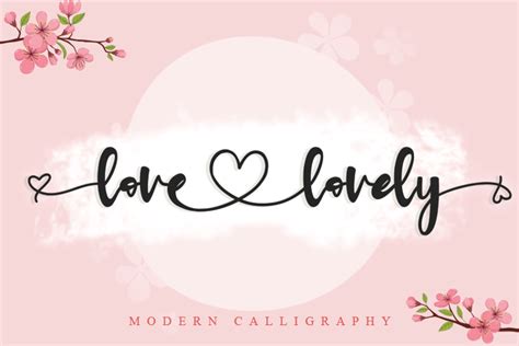 Love lovely Font | letterara | FontSpace