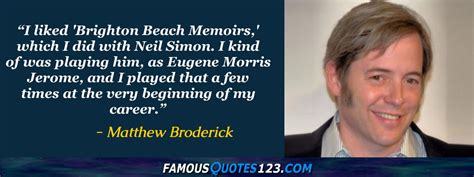 Matthew Broderick Quotes on People, Christmas, Family and Love