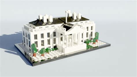 the white house is made out of legos