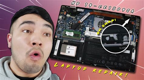 This is BAD! / Laptop Hinge Repair / Hp Pavilion 14-ce1509sa - YouTube