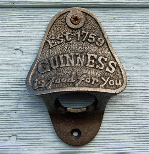 Guinness vintage wall mounted beer bottle opener