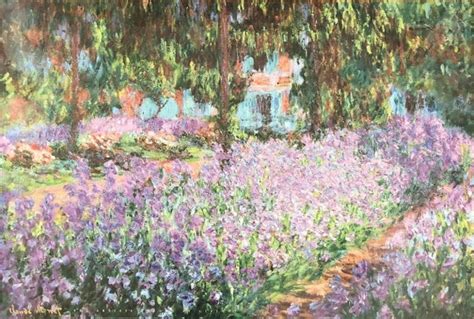 Claude Monet the Artist's Garden at Giverny C.1900 | Etsy