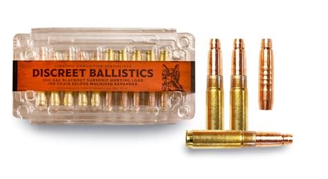 300 AAC Blackout 188gr Subsonic Hunting Load | Discreet Ballistics