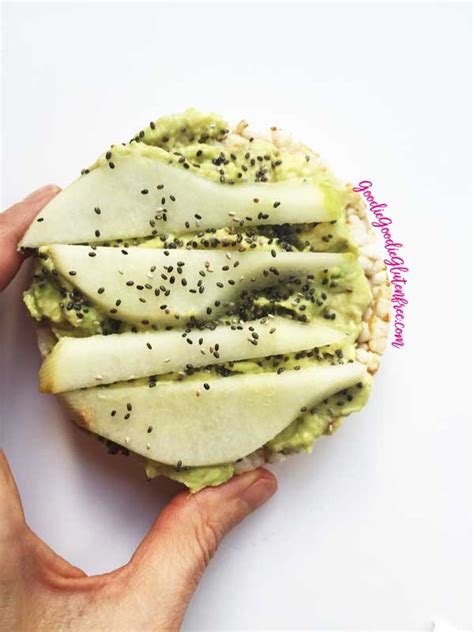 Gluten-Free Avocado Pear Toast {Vegan} : Goodie Goodie Gluten-Free®