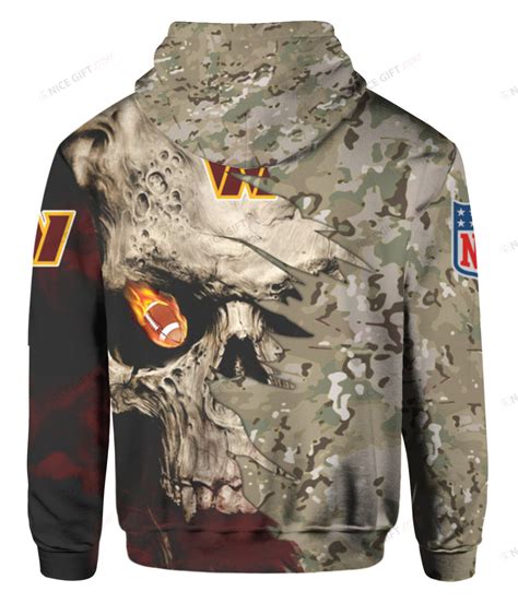 NFL Washington Commanders Camouflage Hoodie 3D 3HO-B1W5 - HomeFavo