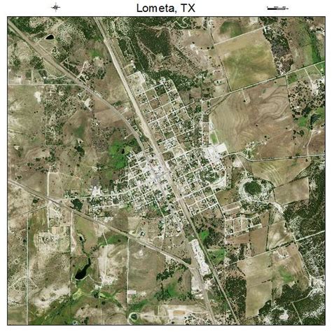 Aerial Photography Map of Lometa, TX Texas