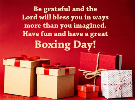 Happy Boxing Day Wishes, Messages & Quotes 2024