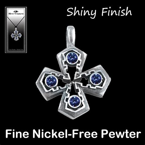 Jewelled Celtic Cross Necklace – Silver Treasures Pty Ltd