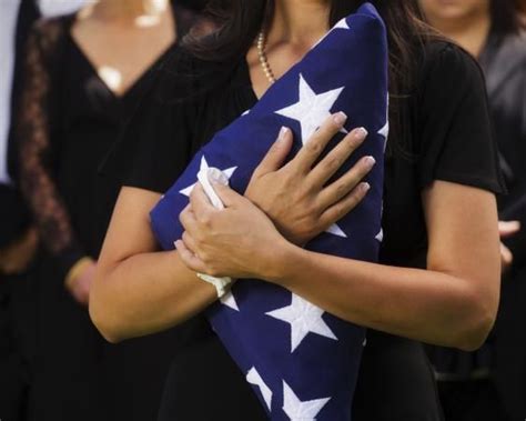 Military Funeral Etiquette | LoveToKnow Folded American Flag, Funeral Etiquette, Comfortable ...