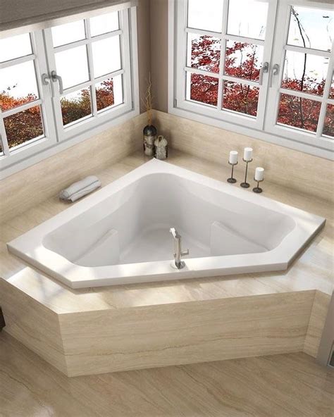 Generously designed for two the Jacuzzi Signature Corner bath provides ...