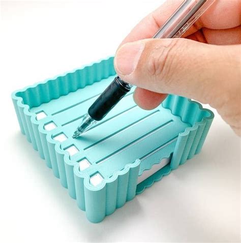 Post It Holder, 3d Printing Diy, 3d Printed Objects, Desk Accessories ...