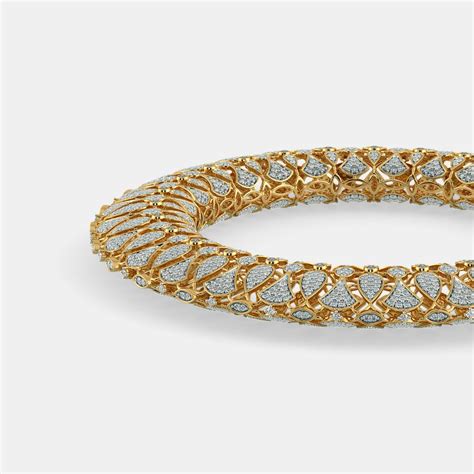 Diamond Bangles - Buy 100+ Diamond Bangle Designs Online in ... | Jewelry bracelets gold ...