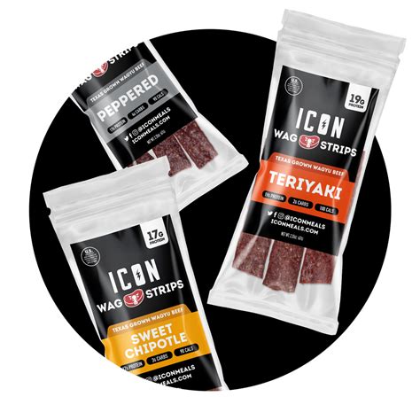 ICON Meals Wag Strips - 100% Texas Grown Wagyu Beef