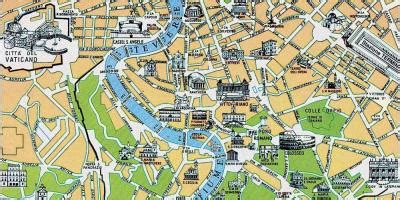 Rome historical sites map - Historical map of Rome (Lazio - Italy)