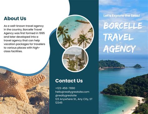 Free, printable, customizable travel brochure templates | Canva