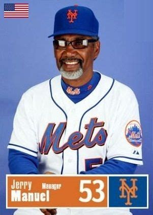 Jerry Manuel MG Ny Mets, New York Mets, Mets Baseball, Baseball Cards, Football, Shea Stadium ...