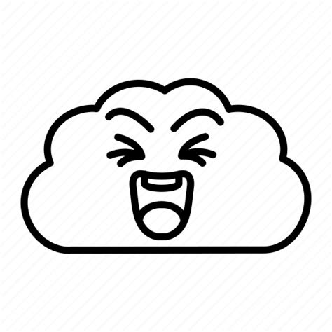 Character, cloud, emoji, emoticon, face, smiley icon - Download on Iconfinder