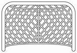 Hockey Net coloring Page  Free Printable Coloring Pages sketch template