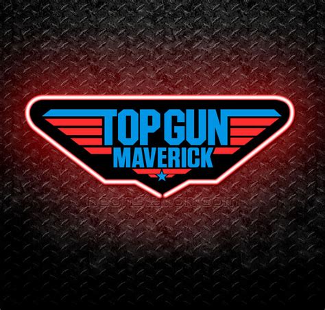 Top Gun Maverick 3D Neon Sign For Sale // Neonstation