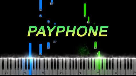 Maroon 5 - Payphone Piano Tutorial - YouTube