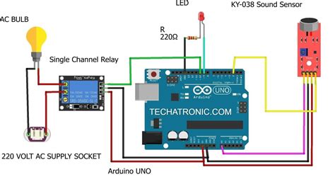 Clap Switch Circuit Diagram Using Arduino