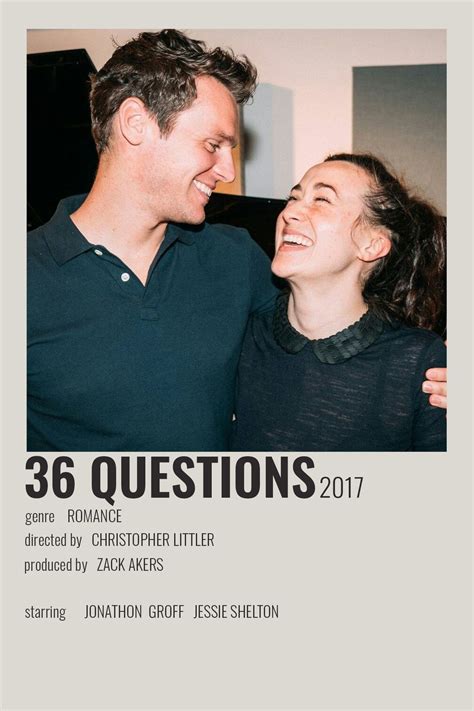 36 Questions by cari | Musicals, Movie posters minimalist, Musical ...