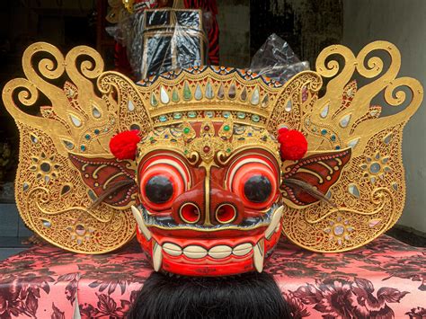 Barong Mask Wooden Barong Bali Mask Balinese Barong Hand - Etsy