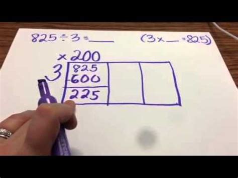 Rectangle Method for Division - YouTube