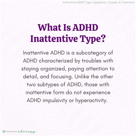 What Is Inattentive ADHD Type?