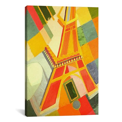 Eiffel Tower // Robert Delaunay (26"W x 18"H x 0.75"D) - The Cubism Collection - Touch of Modern