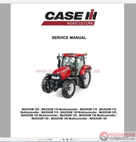 Case Tractor Service Manual, Operators Manual & Parts Manual | Auto Repair Manual Forum - Heavy ...